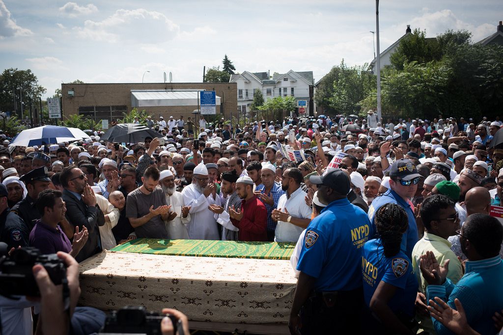 Funeral for Imam Maulama Alauddin Akonjee and Thara Uddin (NYC Mayor's Office)